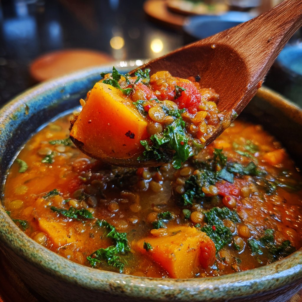 Lentil and Sweet Potato Stew