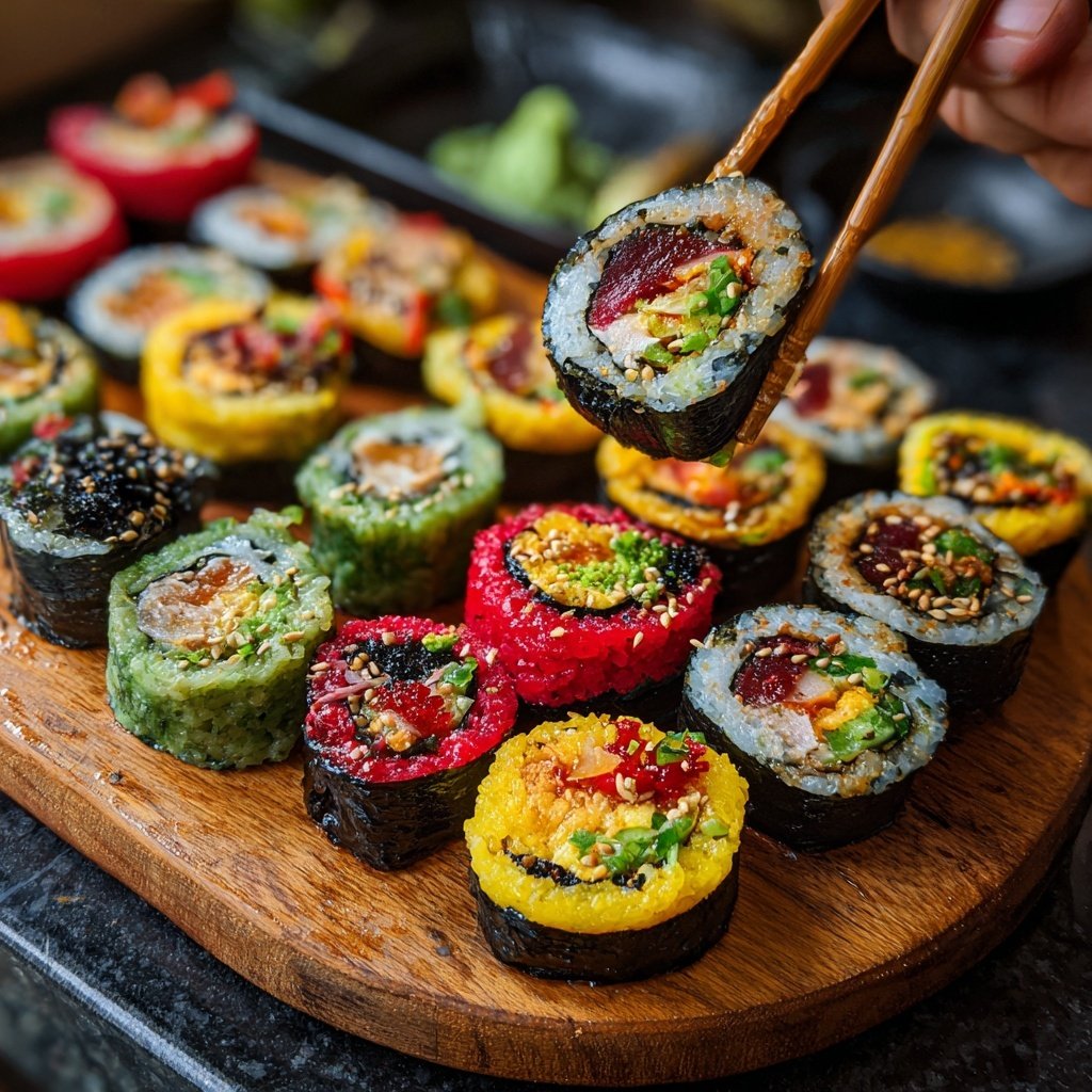 Global Japanese Sushi Rolls