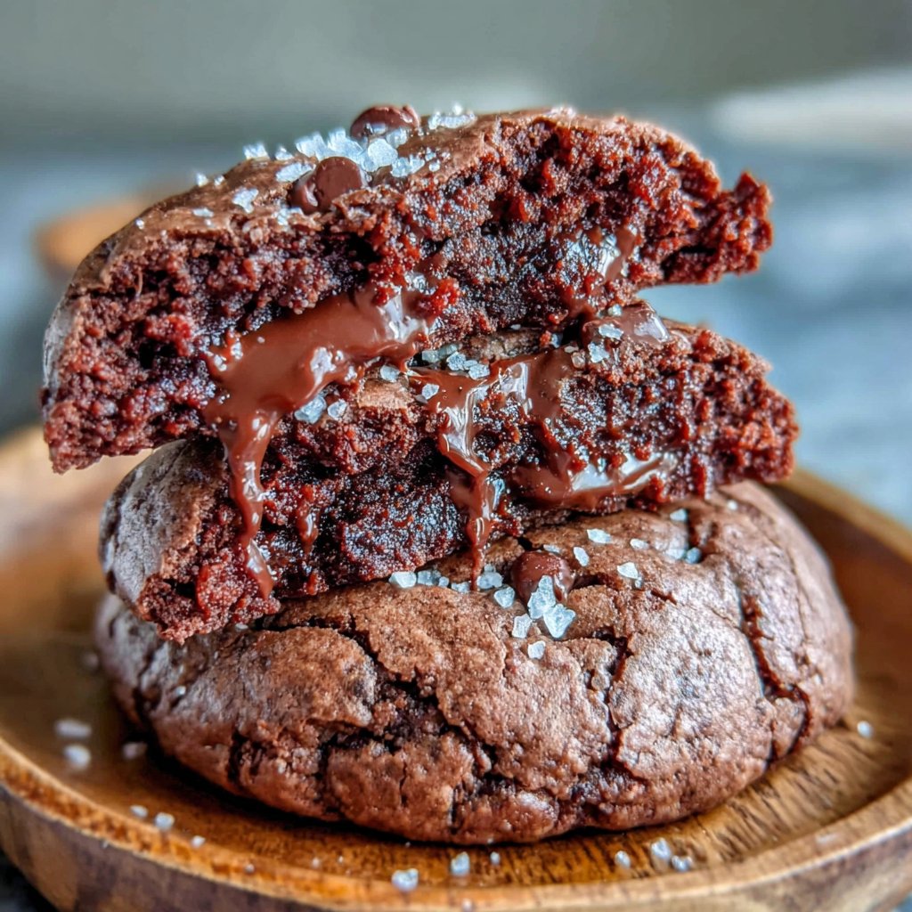 Double Chocolate Brownie Cookies