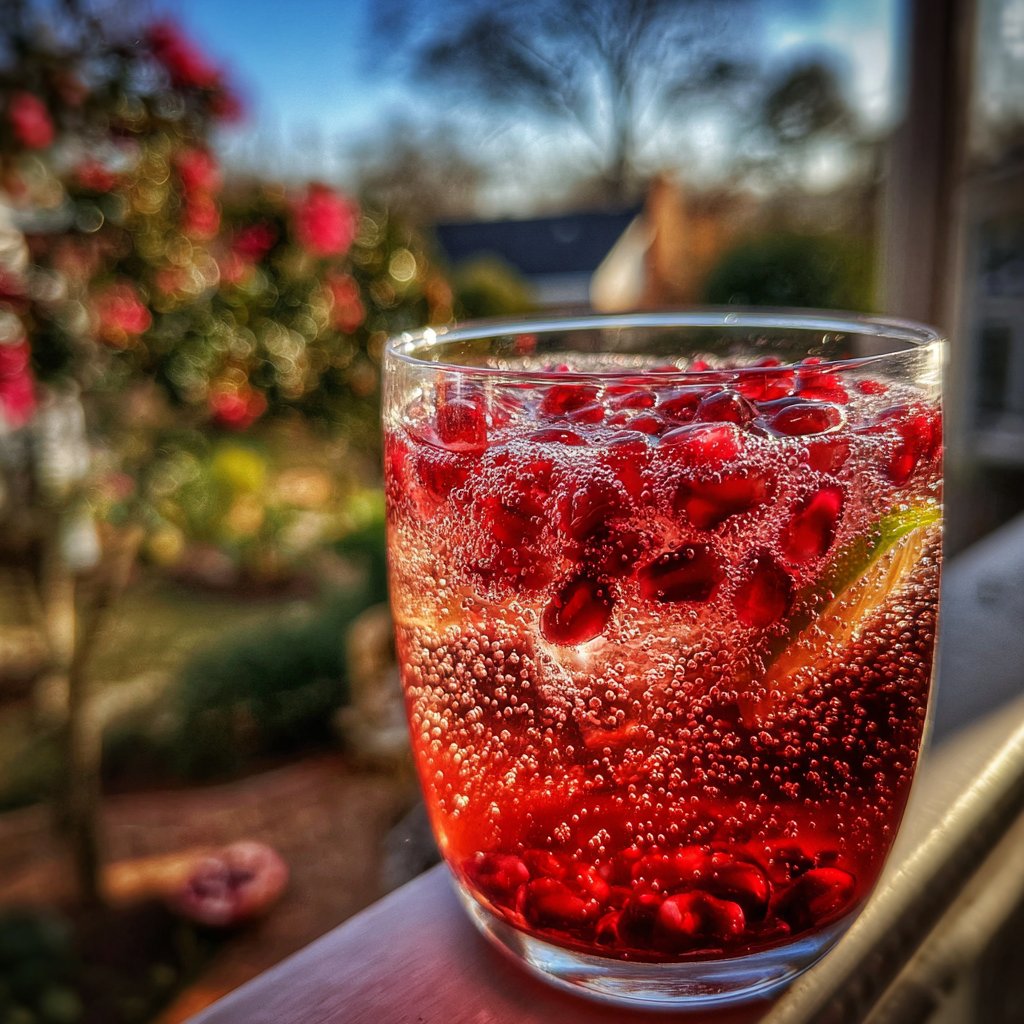 Cranberry Pomegranate Spritzer
