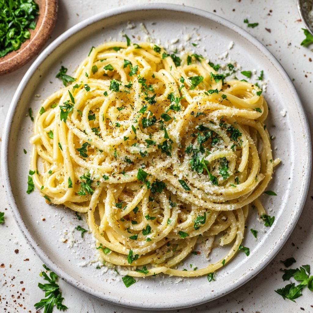 Quick Garlic Butter Pasta