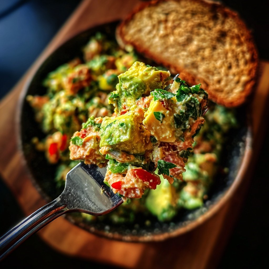 Spicy Avocado Tuna Salad